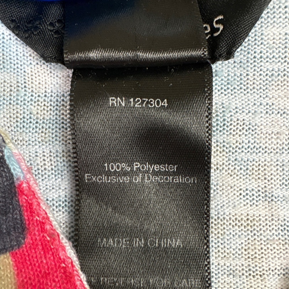 Ali Miles Multicolor Abstract Blouse - Picture 8 of 12